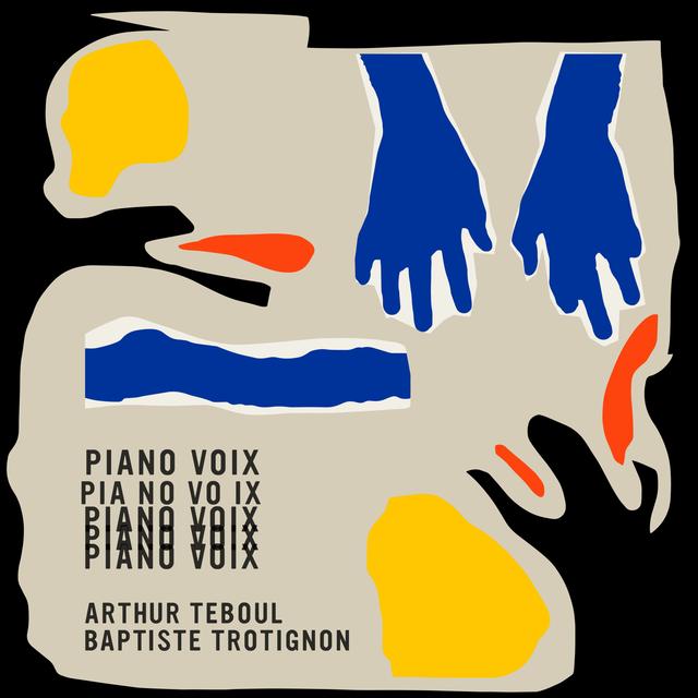 Album cover art for Piano Voix