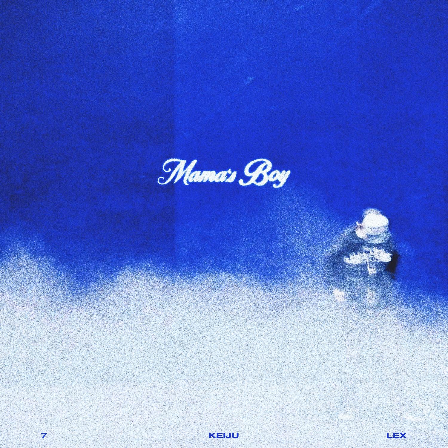 Lyric cover art as blurred background