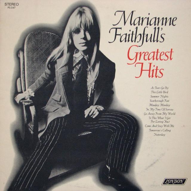 Album cover art for Marianne Faithfull's Greatest Hits