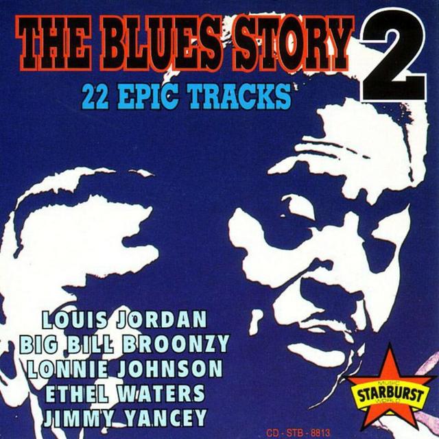 Album cover art for The Blues Story 2 - 22 Epic Tracks