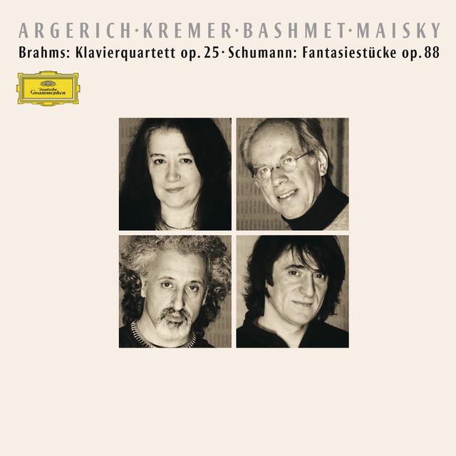 Album cover art for Brahms: Piano Quintet - Schumann: Fantasiestücke