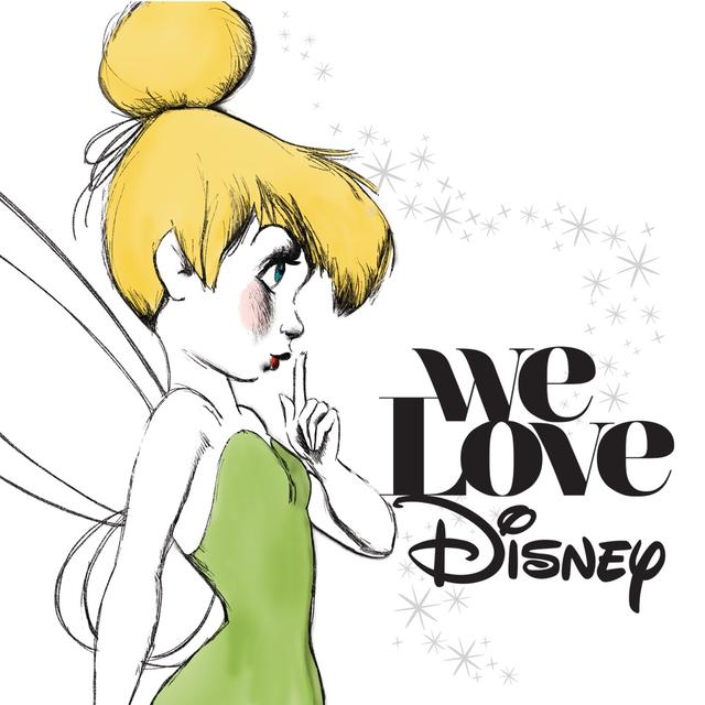 Album cover art for We Love Disney