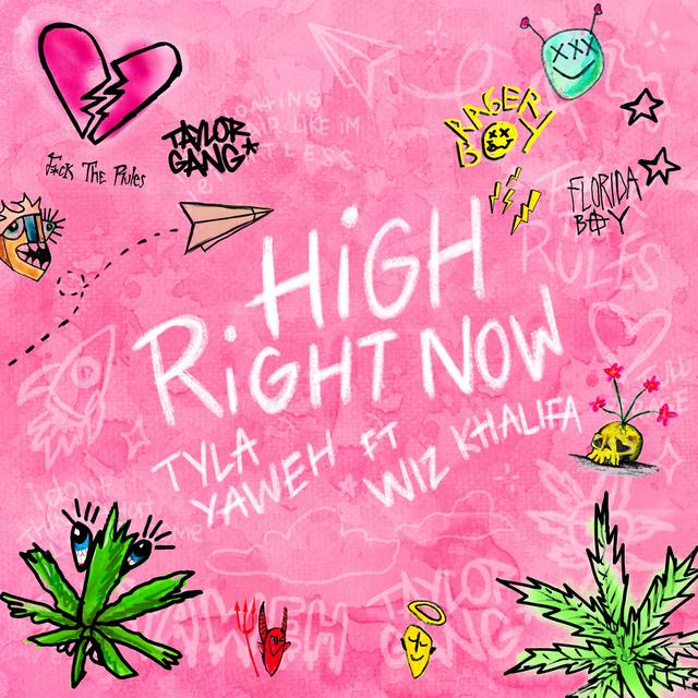 Album cover art for High Right Now