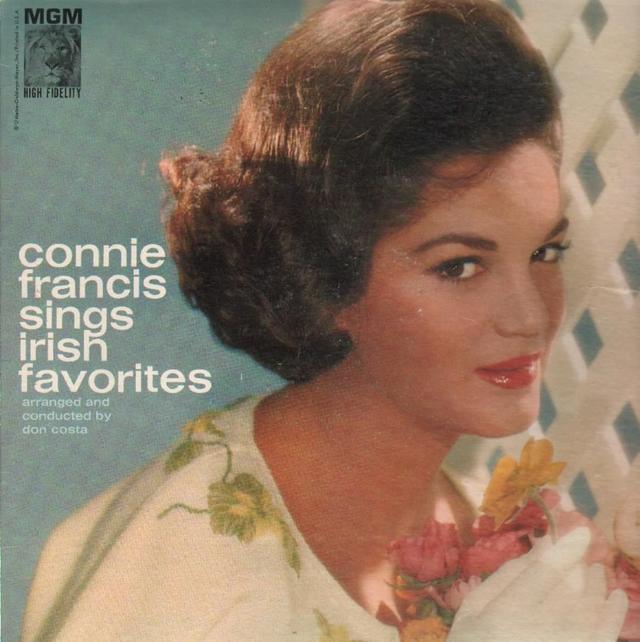 Album cover art for Connie Francis Sings Irish Favorites