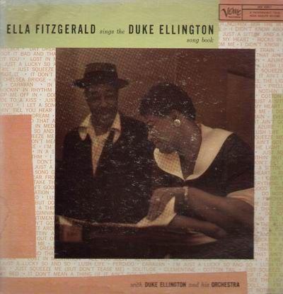 Album cover art for Ella Fitzgerald Sings the Duke Ellington Song Book Vol. 2