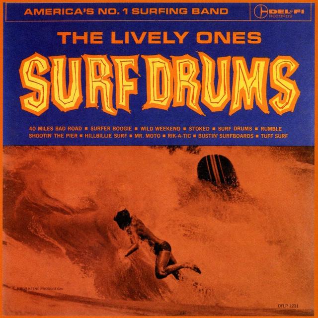 Album cover art for Surf Drums