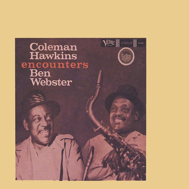 Album cover art for Coleman Hawkins Encounters Ben Webster