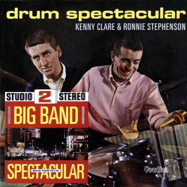 Album cover art for Big Band Spectacular + Drum Spectacular