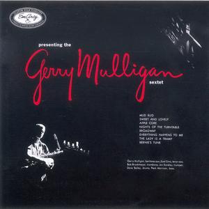 Album cover art for Presenting The Gerry Mulligan Sextet