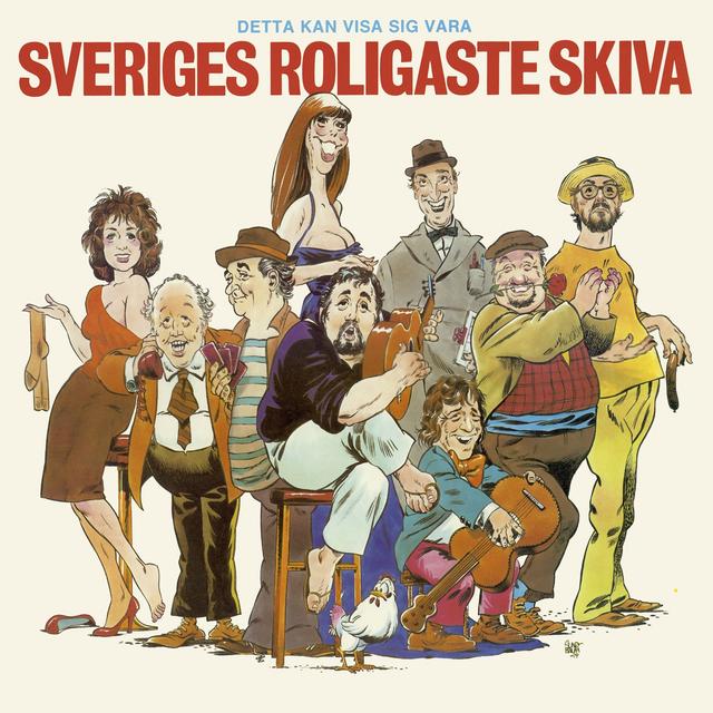 Album cover art for Detta Kan Visa Sig Vara Sveriges Roligaste Skiva