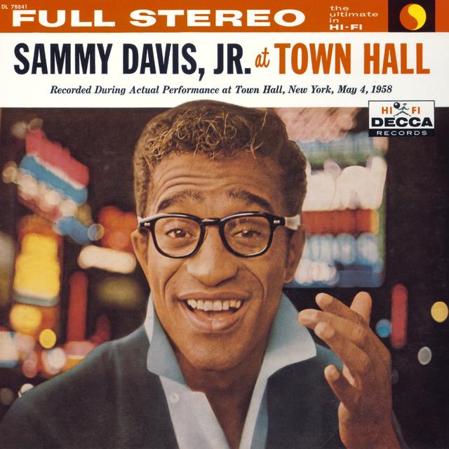 Album cover art for Sammy Davis, Jr. at Town Hall