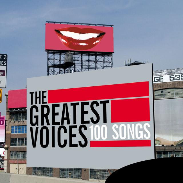 Album cover art for The Greatest Voices - 100 Songs