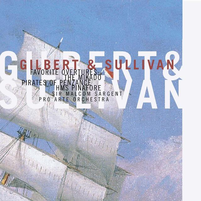 Album cover art for Gilbert & Sullivan - Favorite Overtures