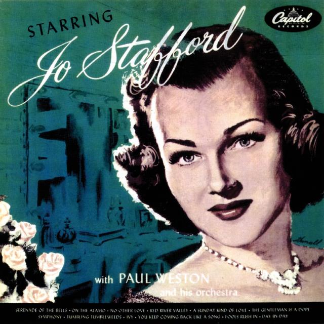 Album cover art for Starring Jo Stafford