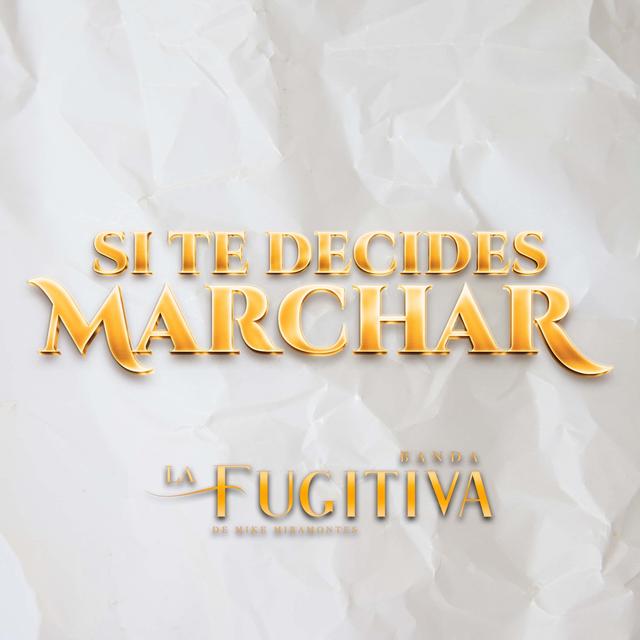 Album cover art for Si te decides marchar