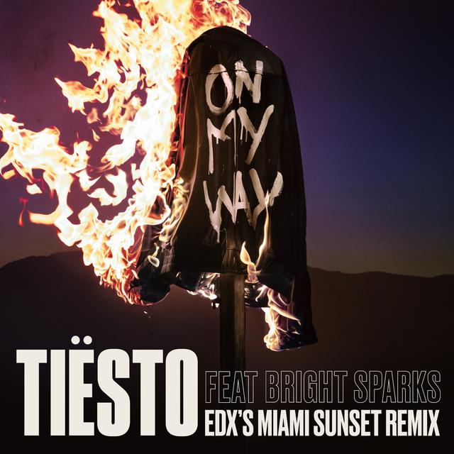 Album cover art for On My Way (EDX's Miami Sunset Remix)