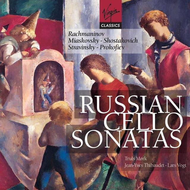 Album cover art for Russian Cello Sonatas