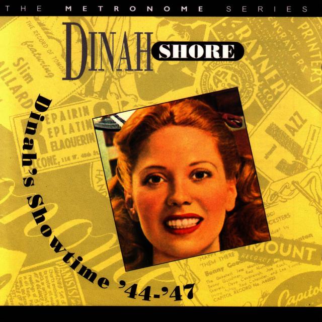 Album cover art for Dinah's Showtime '44-'47