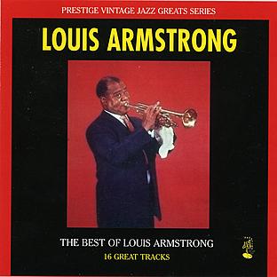 Album cover art for The Best of Louis Armstrong