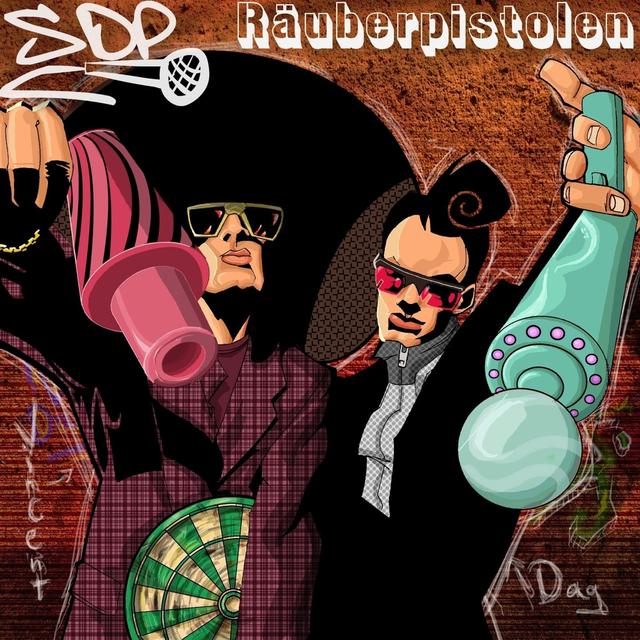 Album cover art for Räuberpistolen