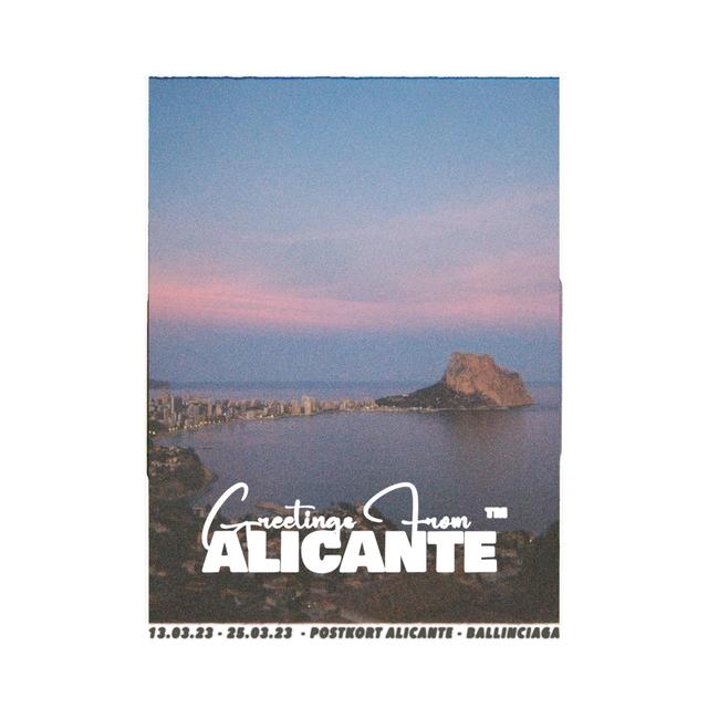 Album cover art for postkort alicante