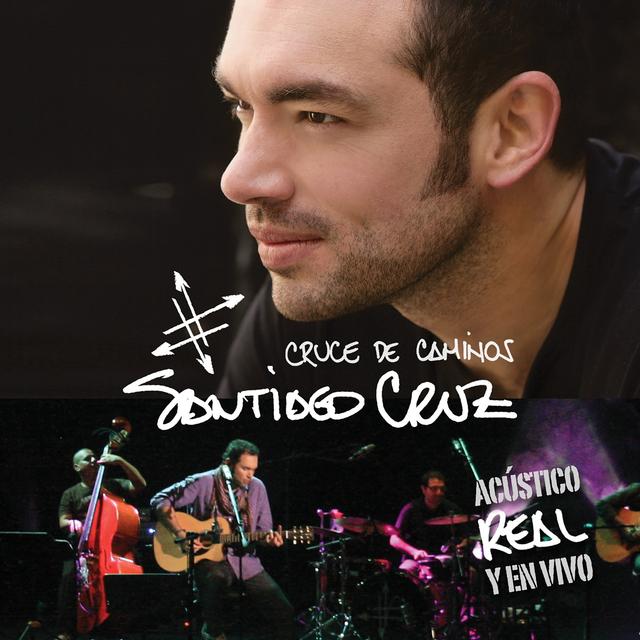 Album cover art for Cruce de caminos: Acústico, real y en vivo