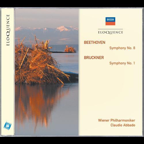 Album cover art for Beethoven : Symphony No.8 - Bruckner : Symphony No.1