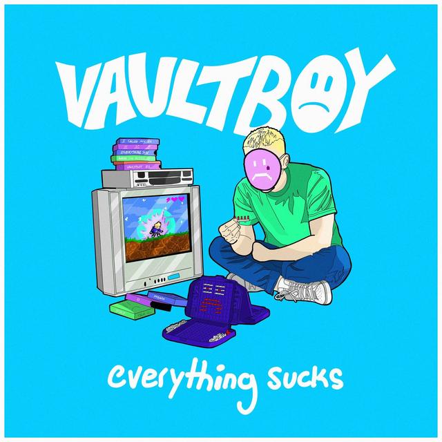 Album cover art for everything sucks