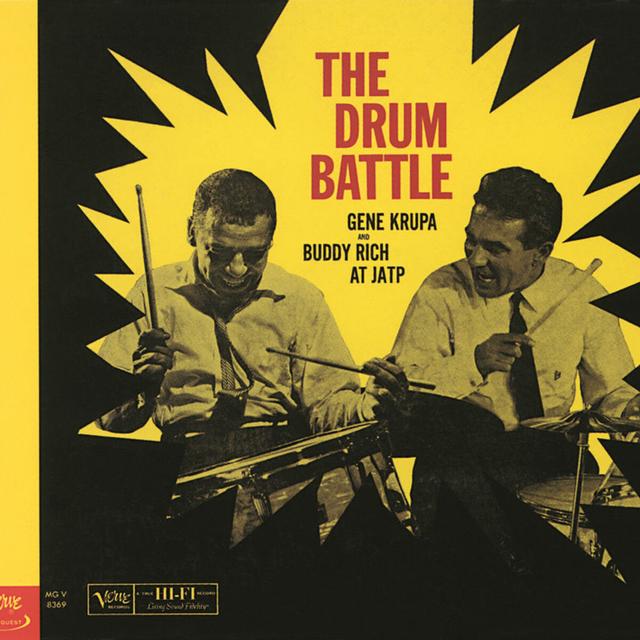 Album cover art for The Drum Battle