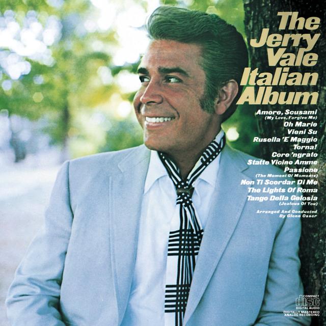 Album cover art for The Jerry Vale Italian Album