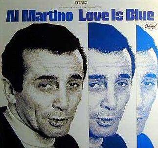 Album cover art for Love Is Blue