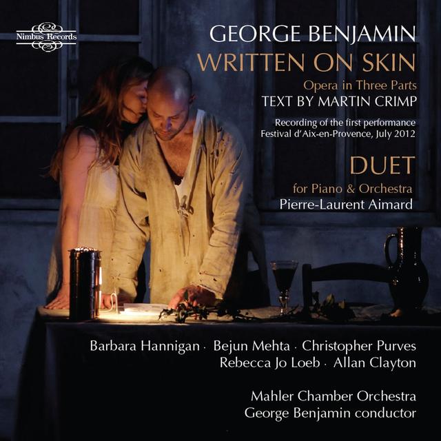 Album cover art for George Benjamin: Written on Skin / Duet