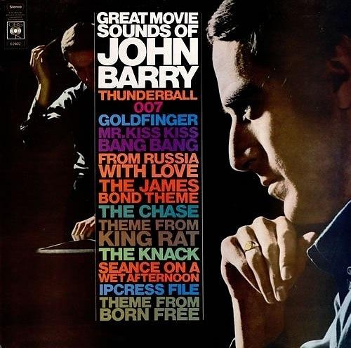 Album cover art for The Great Movie Sounds Of John Barry