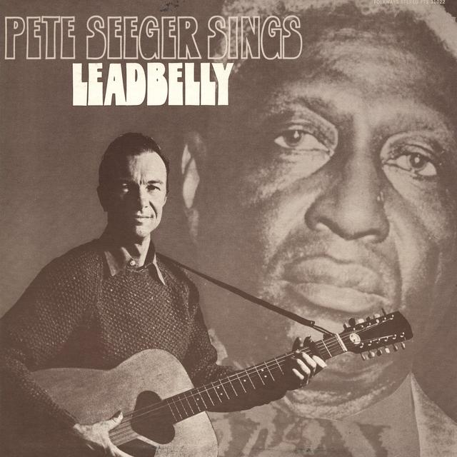 Album cover art for Pete Seeger Sings Lead Belly