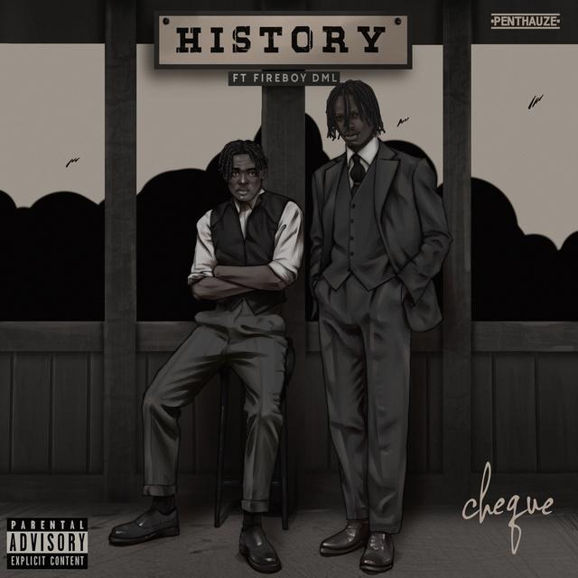 Album cover art for History