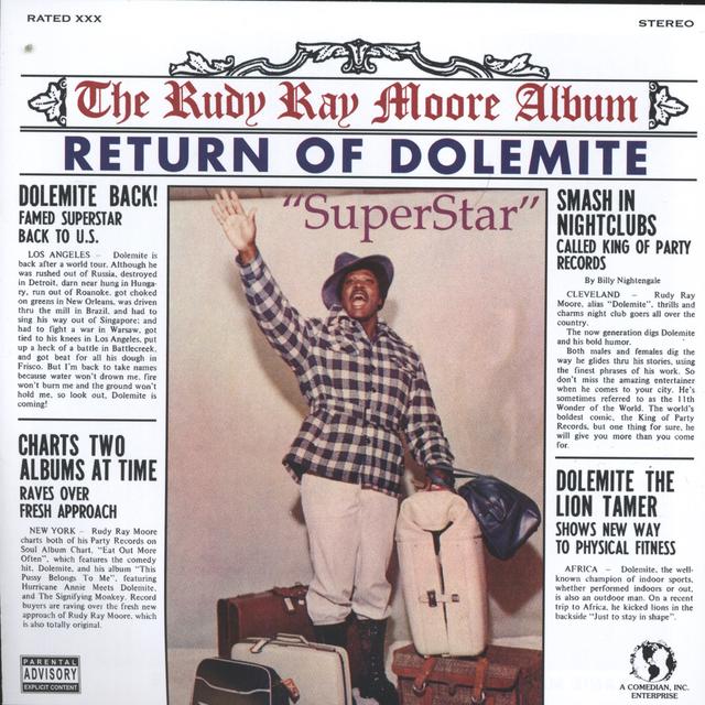 Album cover art for Return Of Dolemite - 'superstar'