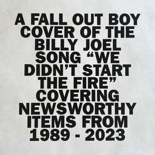 Album cover art for We Didn’t Start The Fire