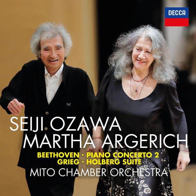 Album cover art for Beethoven: Piano Concerto No. 2 - Grieg: Holberg Suite