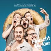 Album cover art for Mitten in die Scheibe