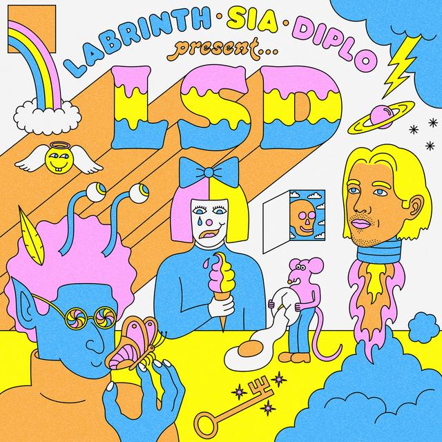 Album cover art for Labrinth, Sia & Diplo Present... LSD