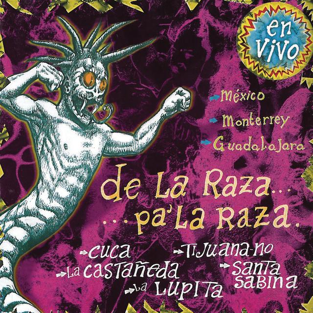 Album cover art for De La Raza Pa' La Raza