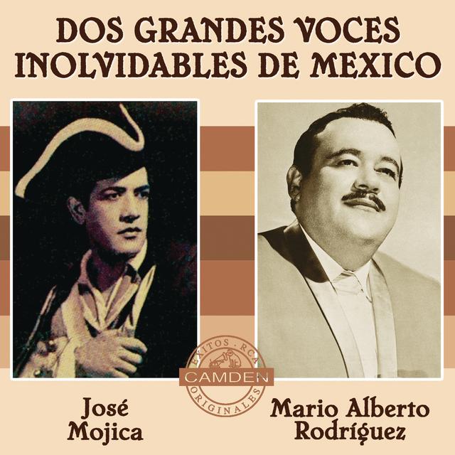 Album cover art for Jose Mojica/mario Alberto Rodriguez - Dos Grandes Voces Inolvidables De Mexico