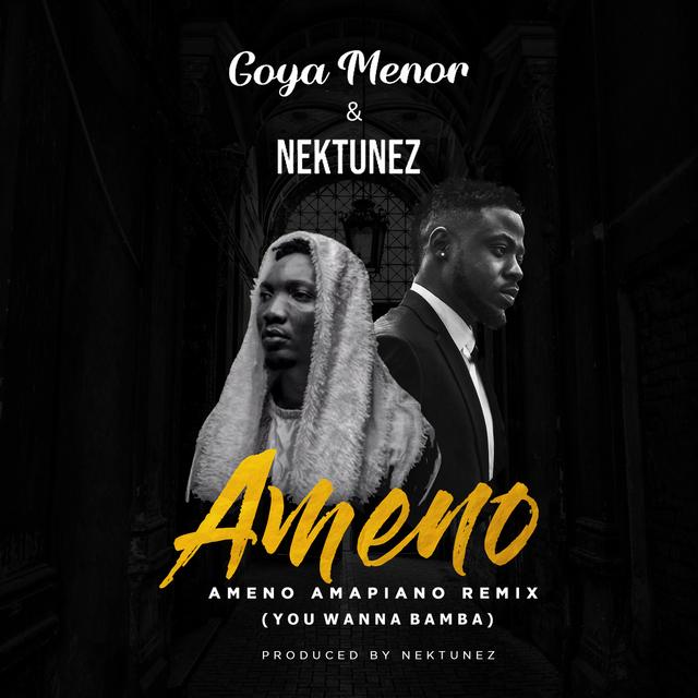 Album cover art for Ameno Amapiano Remix (You Wanna Bamba)