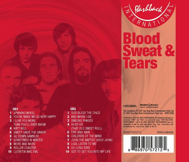 Album cover art for Blood, Sweat & Tears