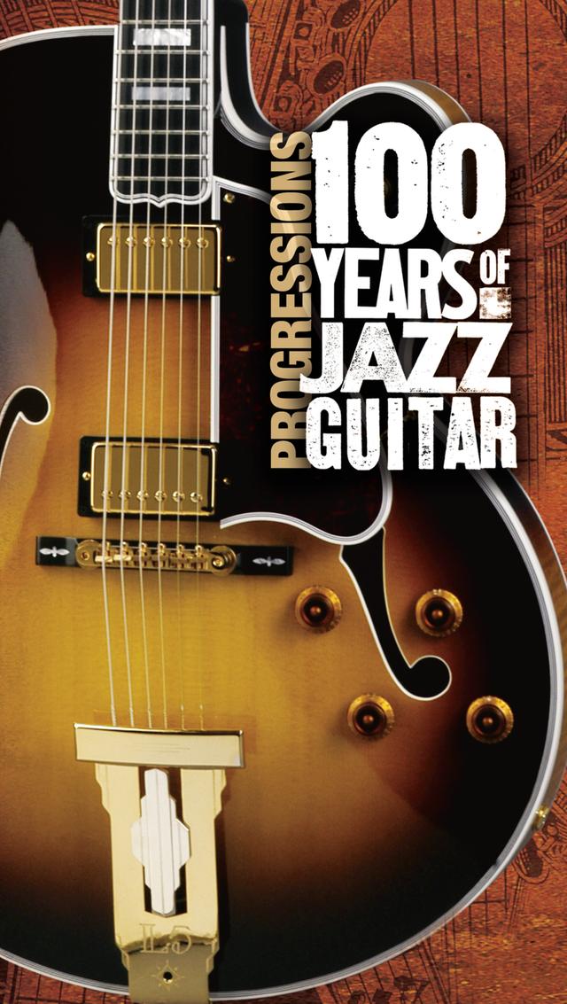 Album cover art for Progressions: 100 Years Of Jazz Guitar