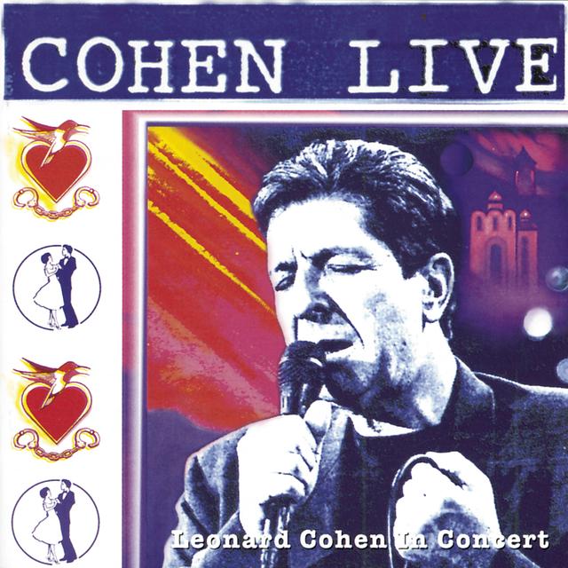 Album cover art for Leonard Cohen In Concert