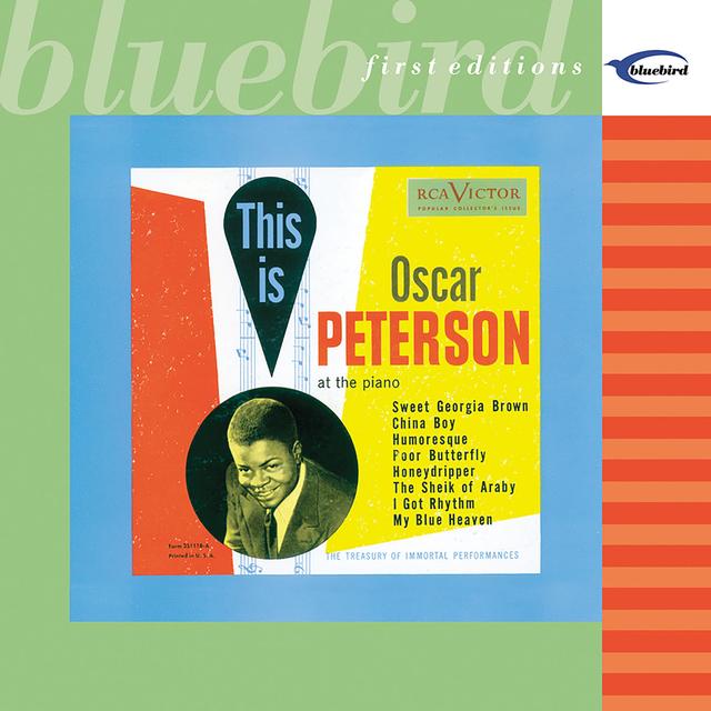 Album cover art for This Is Oscar Peterson at the Piano