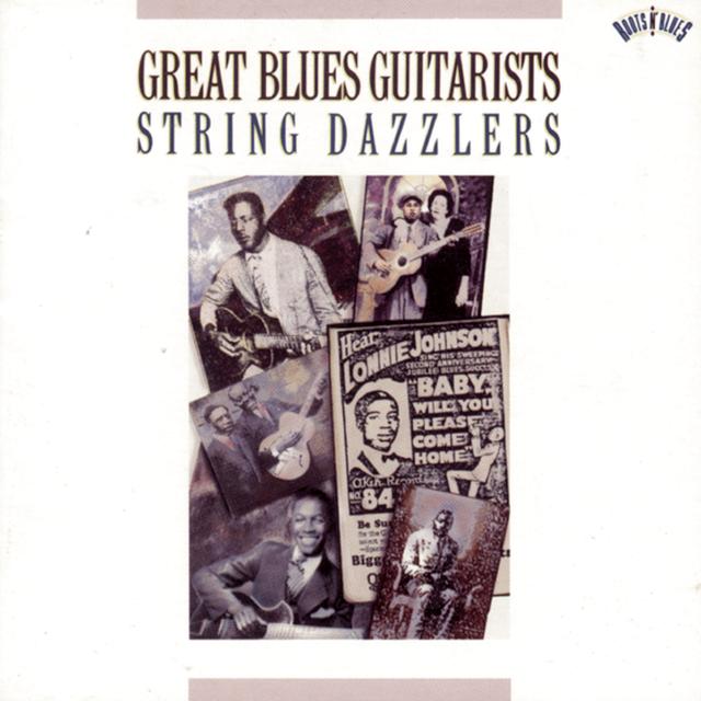 Album cover art for Great Blues Guitarsists: String Dazzlers