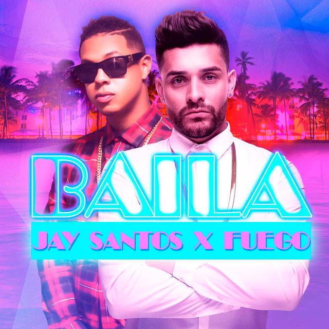 Album cover art for Baila