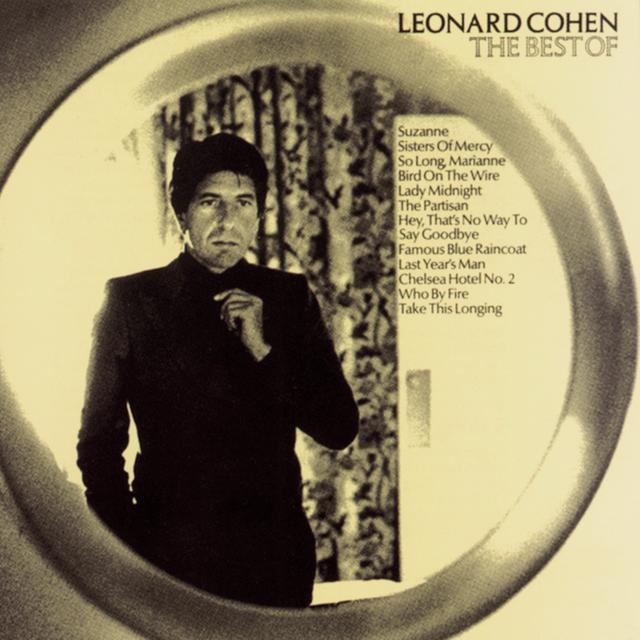 Album cover art for The Best of Leonard Cohen